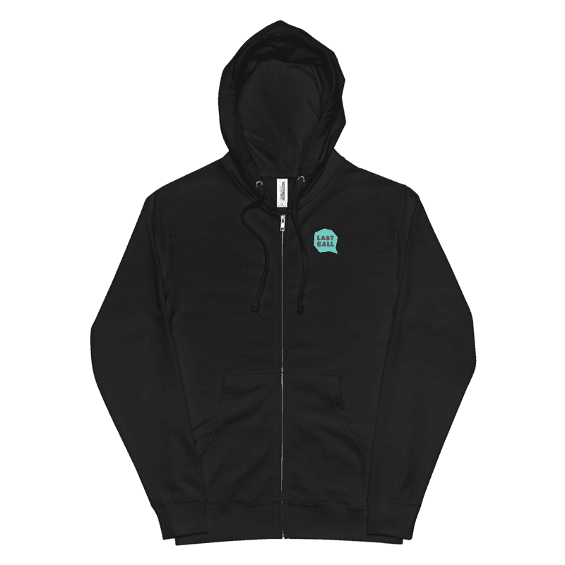  Logo Unisex fleece zip up hoodie