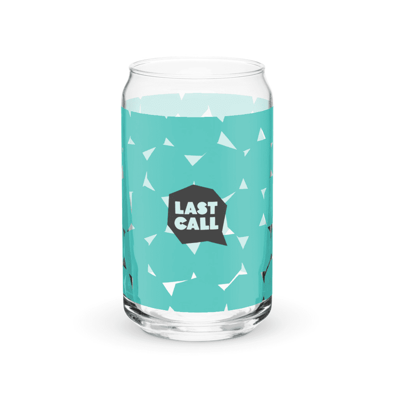 Logo Can-shaped glass